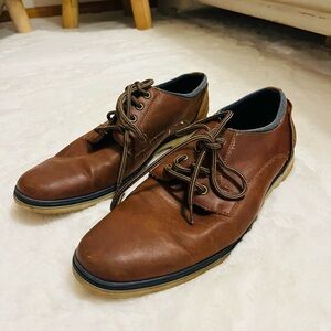 Brown Leather Men's Shoes